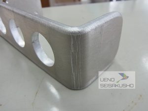 A5052アルミ板材 5t厚品の割れ無く90度曲げ加工+アルマイト付き - 株式 